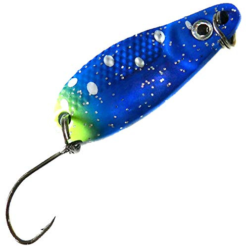 Paladin Trout Spoon Blinker 3,5g - Forellenblinker, Farbe:blau-gelb/schwarz-silberfarben