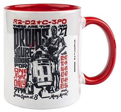Star Wars (The Droids) Red Coloured Inner Mug