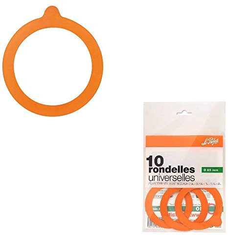 Les Colis Noirs LCN - Sachet 10 Rondelles pour Bocal 85mm - Rondelle Joint Bocaux Terrine - 005