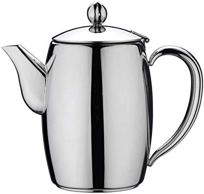 Café Stal BC-035 Café Stål Bellux Collection Premium Coffee Pot, 1 Liter, Mirror Polished Stainless Steel