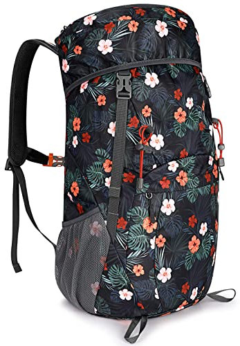 G4Free 40L Wasserdichter Ultraleicht Faltbarer Trekkingrucksack Daypack Damen Herren für Outdoor Wandern Camping Reisen