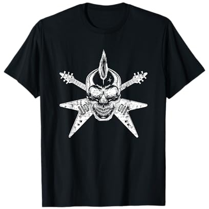 Punk Rock Musik Geschenk Gitarre T-Shirt