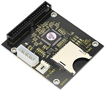 GINTOOYUN Adaptateur SD SDHC SDXC MMC vers IDE mâle 3,5 40 broches carte mémoire SD vers disque dur IDE