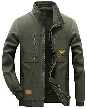 YJKJ Chaqueta Soldador, Ropa Soldador Seguridad, Ejercito Verde Usable Anti-Quemaduras Retardante De Llama Fuerte Y Robusto,B,175