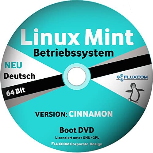 Linux Mint 22.1 Cinnamon DVD 64 Bit, komplettes Betriebssystem