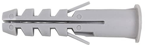 CABLEPELADO Taco de Nylon, Tacos de Pared para Tornillos, para Fijar lámparas, Cuadros, Diámetro de 6 mm, Longitud de 30 mm, Apto para para Paneles de Yeso, Ladrillo, Hormigón,54 Unidades