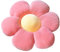 STAR FIRE Blumenkissen, blumenförmige Wurfkissen, Blumenbodenkissen, Zierkissen, Stuhlkissen Zierkissenbezüge Raumdekoration Plüschkissen für (35cm (13.8inch), Pink/Yellow)
