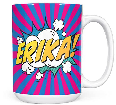 Mug Monster Taza de café con nombre personalizado, regalo personalizado con texto Taza de café de cerámica, regalo para hombres o mujeres, taza extra grande y gigante disponible, taza blanca de