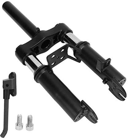 BuyWeek Elektroroller Federgabel Vorne für Ninebot MAX G30, Elektroroller Federgabel Stoßdämpfer Teile mit Fußständer, Elektroroller Zubehör