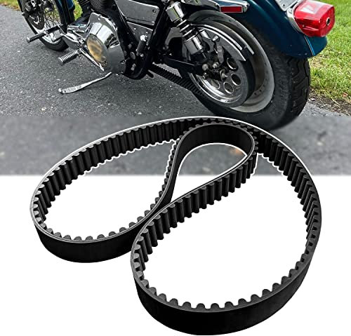 GYUPTRK Antriebsriemen hinten 132T 1-1/2 Zoll passend für Harley Davidson Softail Tour Electra Glide Rider Fat Boy Heritage FLT FXR FLST FXST 1986-1994 ersetzt 40023-86 1204-0046