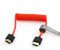 SZRMCC Câble Tressé Spiralé 8K 2.1 HDMI vers HDMI Ultra Haut Hébit pour Z Cam E2 Sony FX6 FX9 Canon EOS C70 C300 Portkeys BM5 Atomos Ninjav V Shogun Moniteur