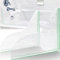 JEXFUN 2 Stück Dusch-Spritzschutz, verdickter Acryl-Dusch-Wasserschutz, Wasserwellen-Spritzschutz, um Wasser in der Dusche zu halten, Duscheck-Wasserschutz für Badewanne, Küche, Waschbecken