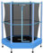LEJUMP LeJump 140cm Brightmoon Indoor Trampolin,Wit Sicherheitsnetz, Kindertrampolin Indoor Fun Garten Spielzeug