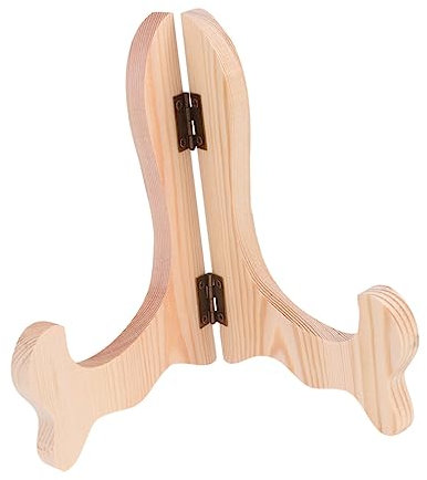 Warmhm 3stücke Tellerständer Aus Holz Klapptellerständer Holzstaffelei Für Teller Tee Kuchen Mit Elegantem Design Robust Und Langlebig Für Zuhause Und Party