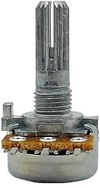 BIRGI Drehpotentiometer der Serie ALPS RK163, 10 KB/20 KB/50 KB, gezahnte Schaftlänge: 20 mm, Einzeleinheit, 3-polig, 10 Stück (Size : 10K Ohm)
