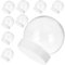 Garneck 10 Stück 150 Ml DIY-Schneekugel Aus Durchsichtigem Kunststoff Befüllbare Süßigkeitenflasche Leeres Glas Mit Abschraubbarem Verschluss Für DIY-Bastelarbeiten