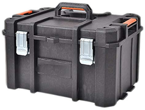 VELLOW Portable 20 inch Large Multi-Purpose 3-Layer Toolbox with Tray and Dividers Household Plastic Tool Organizers Portable Storage Box Toolbox