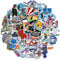 AUCEKO 50 Stück Skifahren Aufkleber Pack Ski Sticker Set wasserdichte Vinyl Sticker für Laptop Kinder Autos Motorrad Fahrrad Skateboard Gepäck Koffer Computer Aufkleber Graffiti Decal