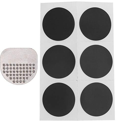 ANKROYU Fahrradreifen-Patchset, Gummi-Fahrradschlauch-Patch, tragbares Fahrradschlauch-Reparatur-Patchset, Fahrradschlauch-Pannen-Klebefreier Flicken mit Stahlraspel zum Radfahren