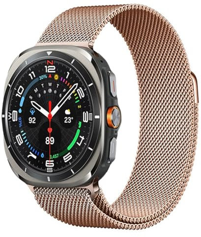 Wowstrap Elastisches Armband für Samsung Galaxy Watch Ultra Armband 47mm Herren/Damen,Atmungsaktiv Weich Nylon Band für Samsung Watch Ultra Armband 47mm,Armbänder Ersatzarmband