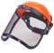Lipfer Casco De Seguridad para Cortadora De Césped De Jardín De Acero Inoxidable con Máscara Protectora De Malla De Completa para Desbrozadora Protección Forestal