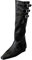 Generico Stivali Texani Camperos Western Texani Stivaletti Tacco Medio Stivali Texani Donna con Tacco Bassi Boots Equitazione Stivali Donna Indianini Stivaletto da Cowboy Cowgirl Cerniera Scarponcino