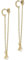 Emporio Armani Damen Goldfarbener Messing Ohrring, EGS3199710