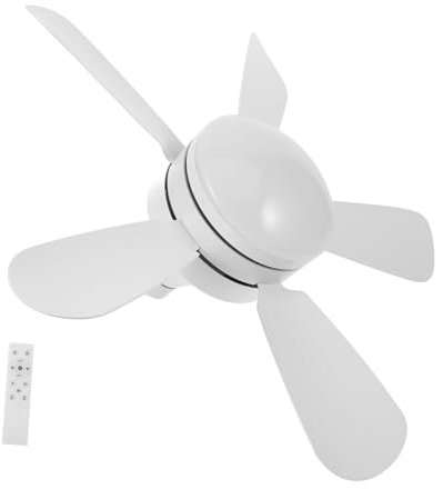 HOMSFOU Ventilador Lámpara De Techo Led Compacto Brillo Ajustable Decoración Dormitorio