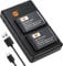 DSTE 2PCS LP-E17 (1300mAh/7.2V) Battery Charger Set Compatible with Canon EOS RP R10 M3 M5 77D 750D 760D 8000D 9000D Kiss X8i Rebel T6i T6s T8i T7i