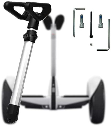 GLDYTIMES FEC Verstellbarer Lenker-Ständer, Kniedruck für Segway Ninebot MiniPRO MiniLITE S Self Balance Hoverboard (nur Lenker), Silber-A2