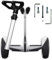 GLDYTIMES FEC Verstellbarer Lenker-Ständer, Kniedruck für Segway Ninebot MiniPRO MiniLITE S Self Balance Hoverboard (nur Lenker), Silber-A2