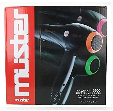 Muster Asciugacapelli 3000 Kalahari Fucsia (2485150), Tinta Unita, Estándar