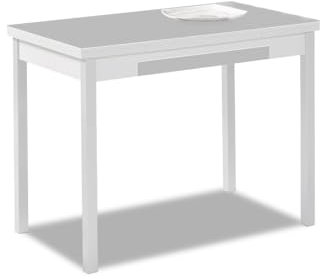 ASTIMESA Alas Laminado Mesa de Cocina, Metal, Gris, 100x60cm