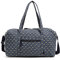 Vera Bradley Damen Große Reisetasche, Bees Navy-Recycelte Baumwolle