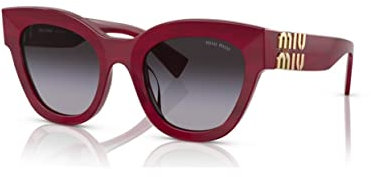 Miu Miu Damensonnenbrille MU 01YS 16H09S Bordeaux Farbe Grau Glasgröße 51 mm