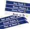 STAY GENT Hen Party Sashes 7Stück Bride to Be Schärpe mit 1 Stück Weiß Bride to Be Schärpe + 6Stück Blau Scherpe Jungesellinenabschied für Hen Nacht Brautjungfer Braut Dusche Bachelorette Party