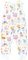 TupTam Baby Ganzjahresschlafsack mit Füßen - 2,5 TOG - OEKO-TEX - Unisex, Farbe: SHU05 Tiere Sterne Wolken Mond Panda Löwe Elefant Hase gelb rosa pastelltürkis, Größe: 116-122