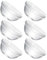 IMIKEYA Petits Bols en Verre avec Couvercles 6 Pièces Mini Bol À Pincer en Verre Ramequin Tasses À Crème Bols De Préparation Bols À Dessert Bols De Rangement pour Bonbons Noix De Dessert