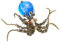 UpGLeuch Bunte 3D Metall Puzzle Erwachsene Oktopus-Klammer mit Licht, 3D Modellbausatz Metall für Erwachsene, Desktop Ornaments Spielzeug Geschenke ¡