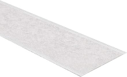 Kstar Klettband zum Nähen, aufnähen I Klettverschluss zum Nähen, Hakenband oder Flauschband, Farbe, Breite, Länge wählbar (Flauschband, weiß, 16 mm x 6 m)
