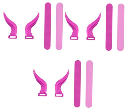 Uonlytech 3pairs Silicone Devil Horns Attachments for Headphones Cute Headset Decorations Easy to Install Compatible Gaming Headsets Unique Cosplay Props Night Glow