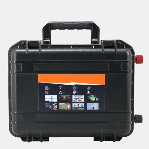 Blivysse Batterie Lithium 12 V 60 Ah 80 Ah, avec BMS intégré pour propulseur de Bateau électrique, hélice de Bateau de pêche, Batterie de Propulsion Marine, 12 V 80 Ah