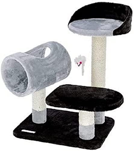 Kerbl Pet Kratzbaum Moon grau/schwarz 46 x 36 x 62cm