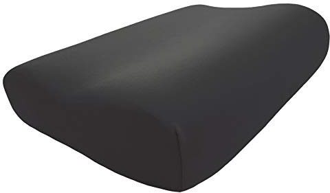 Edda Lux Bezug passend für Tempur Shape Queen und Tempur Original Queen Schlafkissen, 61 x 31 cm, für Kissengrößen S, M, L, XL, Jersey Kissenbezug für Nackenstützkissen, in Anthrazit