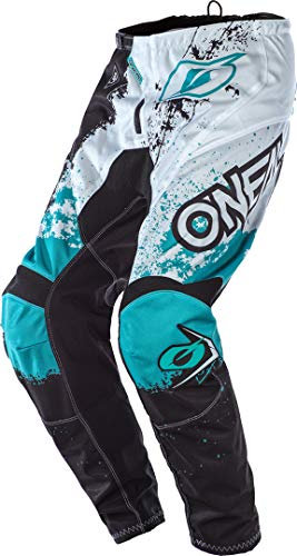 O'NEAL Element Impact MX DH MTB Pant Hose lang schwarz/weiß/türkis 2020 Oneal: Größe: 30 (46)