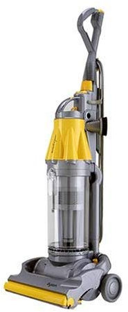 Dyson DC07 Origin Silver Yellow Upright Vacuum Cleaner (Renewed)