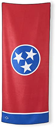 Nomadix Towel State Flag Collection - Perfect for Yoga, Camping, Beach and Travel (Tennessee, Single Sided)