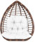 DAIHAN Schaukelkissen｜Hängesessel Kissen｜ Auflage Für Polyrattan/Rattan Hängeschaukel｜Ei Hängesessel｜Rückenkissen｜Hängestuhl Sitzauflage Kissen Polster,Weiß,80x120cm