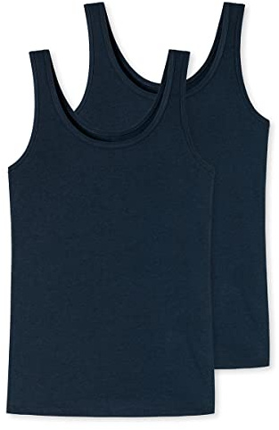 Uncover by Schiesser - Damen - Trägertop - 2er Pack (3XL Dunkelblau)