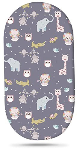JMITHA Spannbettlaken Spannbetttuch für Babybett, Baby Spannbettlaken - 100% Baumwolle Matratzenschutz Spannbetttücher - Spannbetttuch für Kinderwagen Beistellbett Wiege und Stubenwagen (Set 12)